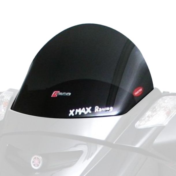 Windschutzscheibe Faco SPORT Windschild, rauchgrau für Yamaha YP X-Max 125 / 250 ccm Bj. 2005 - 2008