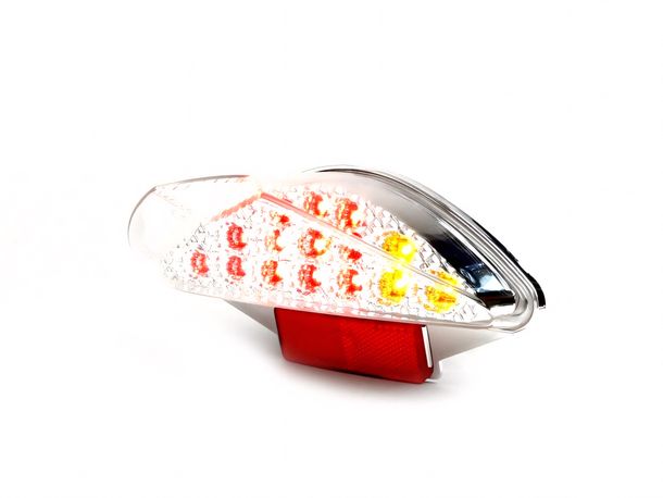 BGM 15 LED rear light with turn signal function for MBK Nitro (YQ50/L, 2-stroke), Yamaha Aerox (YQ50/L, 2-stroke)