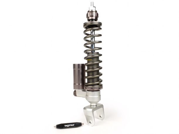 Stoßdämpfer BGM hinten SC / R12 COMPETITION 330mm für Vespa PX80, PX125, PX150, PX200, T5 125cc, Rally180, Rally200, Sprint150, TS125, GT125, GTR125, V50, PV, ET3
