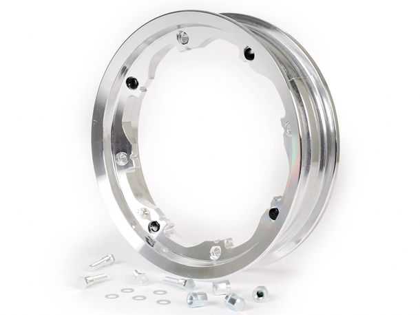 BGM tubeless 2.10-10 inch aluminum rim for Lambretta LI series 1-3, LI S, SX, TV series 2-3