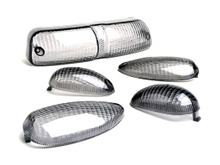 Ensemble de 5 objectifs clignotants BGM pour Piaggio TPH construit jusqu'en 2005