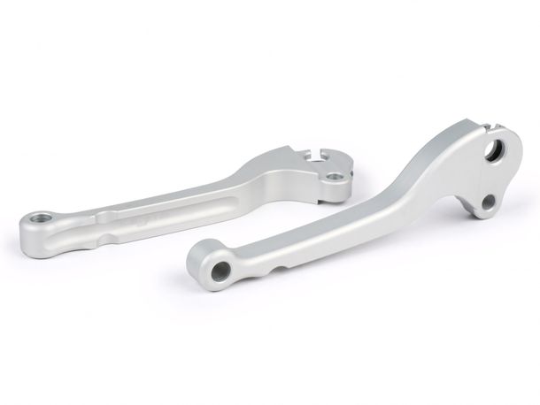 Bremshebel + Kupplungshebel Set BGM CNC Trommelbremse für Vespa PX, T5, Sprint, Rally, GT, GTR, TS, VNA, VNB, VBB, VBA, GS, SS180, V50, 50N, V90, PV125, ET3, PK S, PK XL1