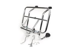Gepäckträger Moto Nostra klappbar vorne für Vespa Smallframe V50, PV125, ET3, PK S, PK XL, PK XL2 Largeframe Rally180 / 200, Sprint150, TS125, GT125, GTR125, PX80, PX125, PX150, PX200