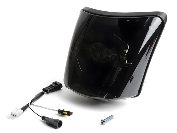 Moto Nostra 4 Corsa LED Glass Rear Light with Frame for Vespa GTS (2019-2022): GTS125 iGet, GTS300 HPE, GTS SUPER 125/300 HPE, GTS SUPERSPORT 125/300, GTS SUPERTECH 125/300 HPE