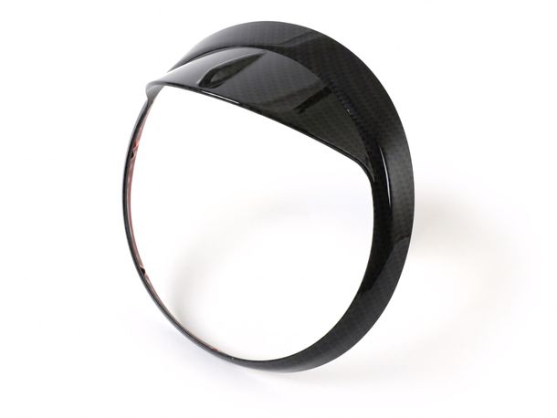 Scheinwerferzierring Moto Nostra mit Schirmchen (-2018) für Vespa GT, GTL, GTS 125-300, GTS 125-300 Super