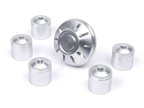 Moto Nostra CNC-wielmoerafdekset, diameter 35 mm, voor Vespa ET2, ET4, GT, GTL, GTS, GTV, LX, LXV, S, Gilera Fuoco, Piaggio Fly, Hexagon, Liberty, MP3, Sfera RST, Zip FR, Zip II, Zip SP