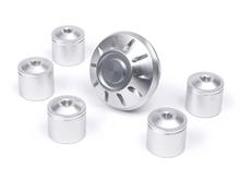 Abdeckkappen-Set Radmutter / Felge Ø 35mm Moto Nostra CNC, für Vespa ET2, ET4, GT, GTL, GTS, GTV, LX, LXV, S, Gilera Fuoco, Piaggio Fly, Hexagon, Liberty, MP3, Sfera RST, Zip FR, Zip II, Zip SP