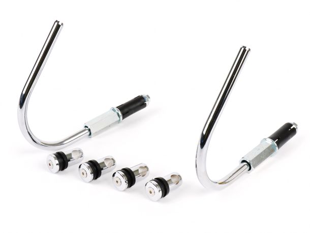 Halter für Windschutzscheibe Moto Nostra 340x105mm für Vespa GT / GTL / GTS / GTS Super / GTS 125-300ccm HPE (-2022)