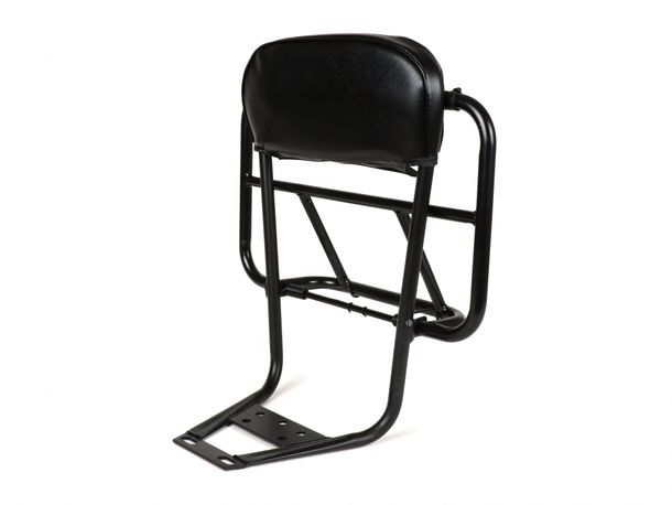 Gepäckträger mit Rückenlehne inkl. Rückenpolster Moto Nostra V2 für Vespa PX80 / PX125 / PX150 / PX200