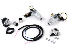 Blinker Nachrüst-Set für Lenkerendenblinker Moto Nostra LED E-Kennzeichnung 6V Ø 24mm für Vespa Smallframe V50, 50N, PV, ET3 / Largeframe Rally, Sprint, TS, GT, GTR, SS180