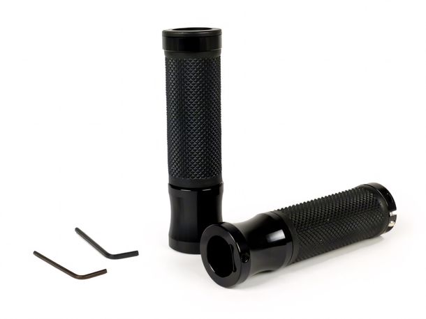 Moto Nostra aluminum rub diamond pattern grips for Vespa GT, GTL, GTS 125-200-250-300cc