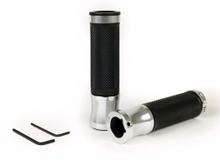 Moto Nostra aluminum rub diamond pattern grips for Vespa GT, GTL, GTS 125-200-250-300cc