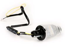 Blinker Moto Nostra Lenkerblinker LED E-Prüfzeichen 6V für Vespa V50, 50SR, 50 Sprinter, 90SS, 90 Racer, PV125, ET3, Sprint150, Rally180 / 200