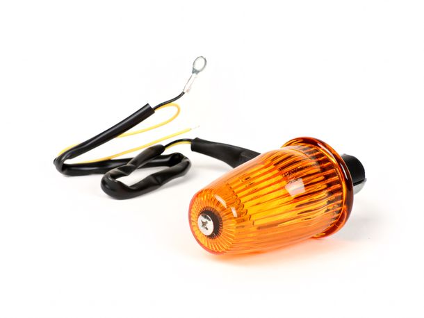 Turn signal Moto Nostra handlebar indicator LED, 12V, E-mark, for Vespa V50, 50SS, 50SR, 50 Sprinter, 90SS, 90 Racer, PV125, ET3, Sprint150, Rally180/200