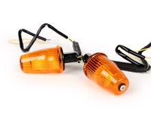 Blinker-Set Moto Nostra Lenkerblinker LED E-Prüfzeichen 6V für Vespa V50, 50SR, 50 Sprinter, 90SS, 90 Racer, PV125, ET3, Sprint150, Rally180 / 200
