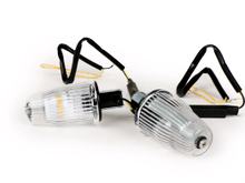 Blinker-Set Moto Nostra Lenkerblinker LED E-Prüfzeichen 6V für Vespa V50, 50SR, 50 Sprinter, 90SS, 90 Racer, PV125, ET3, Sprint150, Rally180 / 200