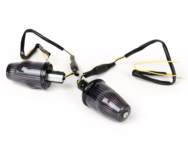 Moto Nostra stuurindicator LED, 12V, E-mark, voor Vespa V50, 50SS, 50SR, 50 Sprinter, 90SS, 90 Racer, PV125, ET3, Sprint150, Rally180/200