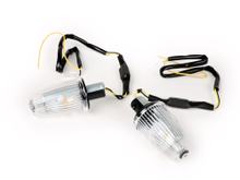 Blinker-Set Moto Nostra Lenkerblinker LED, 12V, E-Prüfzeichen, für Vespa V50, 50SS, 50SR, 50 Sprinter, 90SS, 90 Racer, PV125, ET3, Sprint150, Rally180 / 200