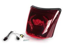 Rücklicht inkl. Rahmen Moto Nostra 4 Corsa LED Glas rot für Vespa GTS (2019-2022): GTS125 iGet, GTS300 HPE, GTS SUPER 125 / 300 HPE, GTS SUPERSPORT 125 / 300, GTS SUPERTECH 125 / 300 HPE