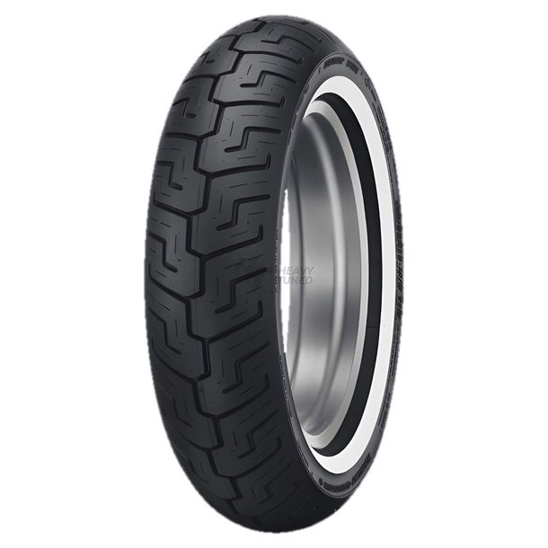 Pneumatico Dunlop D401 H/D 150/80 B16 71H TL WW bianco parete posteriore