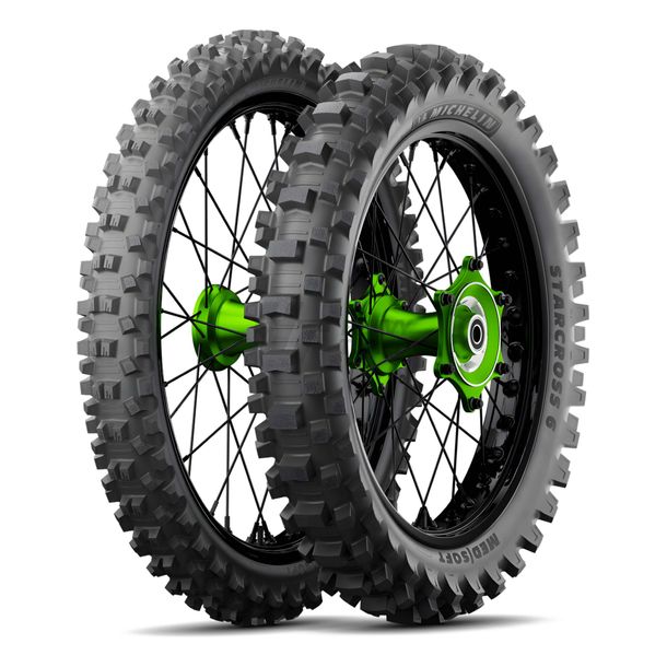 Pneumatico Michelin Starcross 6 Medium Soft 90/100-21 57M TT NHS anteriore