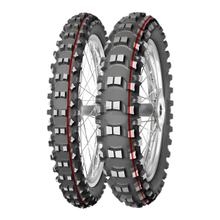 Reifen Mitas Terra Force MX SM Rot-Gelb Soft Medium 100/100-18 59M TT NHS hinten