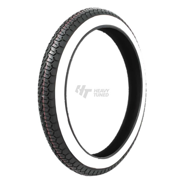 Pneu Mitas B8 2.25-16 38J TT WW blanc paroi avant / arrière