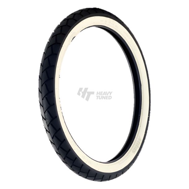 Pneu Mitas MC-11 2.50-17 43J TT WW blanc paroi avant / arrière