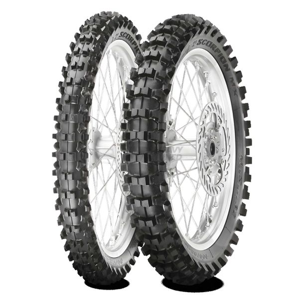 Reifen Pirelli Scorpion MX Mid Soft 70/100-17 40M TT NHS vorne