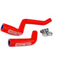 Manguera de refrigeración Carenzi, manguera de radiador incl. abrazaderas, silicona para Derbi Senda R Classic R1 SM SM1 Racer L X-Race DRD Racing 50 ccm Bj. 1996 - 2004