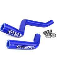 Manguera de refrigeración Carenzi, manguera de radiador incl. abrazaderas, silicona para Derbi Senda R Classic R1 SM SM1 Racer L X-Race DRD Racing 50 ccm Bj. 1996 - 2004