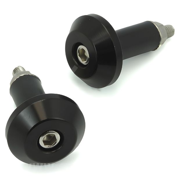 Manopole terminali OPM coprimanopole in alluminio Ø 14mm, 2 pezzi