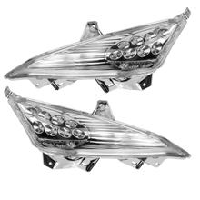 Indicador LED RB MAX delantero izquierdo y derecho con homologación, 2 piezas para Yamaha XP T-Max 500 ccm Año 2008