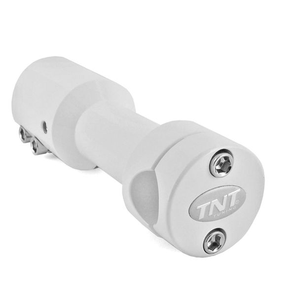 Lenkerklemme TNT Lenkervorbau weiß für MBK Booster Naked, Garelli GSP – Bild 1