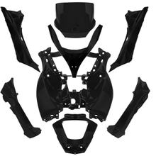 Kit de carenado TNT 8 piezas para Piaggio MP3 i 4V LT Yourban Hybrid 125 - 500 ccm Año 2010 - 2014