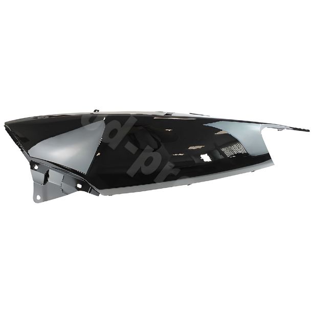 Carenado trasero TNT, negro metálico para Yamaha XP T-Max 500 ccm Año 2008