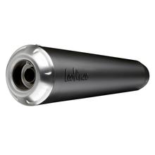 End muffler LeoVince CLASSIC RACER RACING FULL BLACK stainless steel black & carbon heat shield for Honda CMX 1100 Rebel model year 2021 - 2024 E5