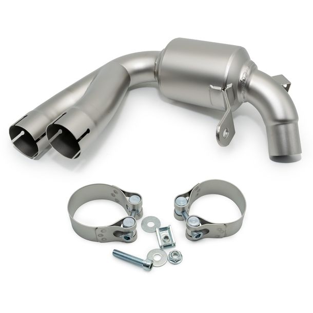 Exhaust pipe LeoVince connecting pipe without catalytic converter without approval for Ducati Scrambler 800 Icon / Full Throttle / Night Shift Year 2023 - 2024 E5