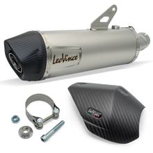 Silenziatore finale LeoVince LV ONE EVO omologato, acciaio inossidabile, tappo in carbonio e paracalore per Kove 800X Pro / ADV / Rally anno 2024 - 2026 E5 / E5+