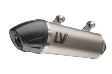 End muffler LeoVince LV-X EVO stainless steel, carbon cap for Gas Gas EC F / Husqvarna FE / KTM EXC-F 250 / 350 / 450 / 500 / 501 model year 2024 - 2025