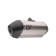 Rear silencer LeoVince LV-14 RACING Stainless steel, carbon end cap & heat shield for Yamaha Ténéré 700 / World Raid / Rally Edition / Extreme Edition / Explore Edition 2019 - 2020 E4 / 2021 - 2024 E5 / 2025 - 2026 E5+