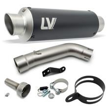 Silencieux LeoVince GP CORSA RACING Black Edition acier inoxydable noir pour KTM RC 125 / 390 année 2022 - 2023 E5