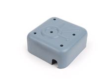 BGM rectifier cover for all Vespa models with battery - VBA, VBB, GL, Sprint, Sprint Veloce, TS, SS180, for Vespa Rally180, Rally200 - plastic grey