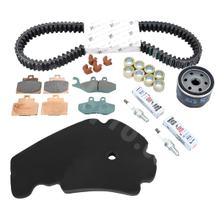 Pacote de Inspeção Piaggio incl. Pastilhas de Freio, Correia V, Filtro de Óleo, Filtro de Ar, Velas de Ignição, 1R000549 para Piaggio MP3 Sport Advanced 500 ccm Ano. 2021 - 2023