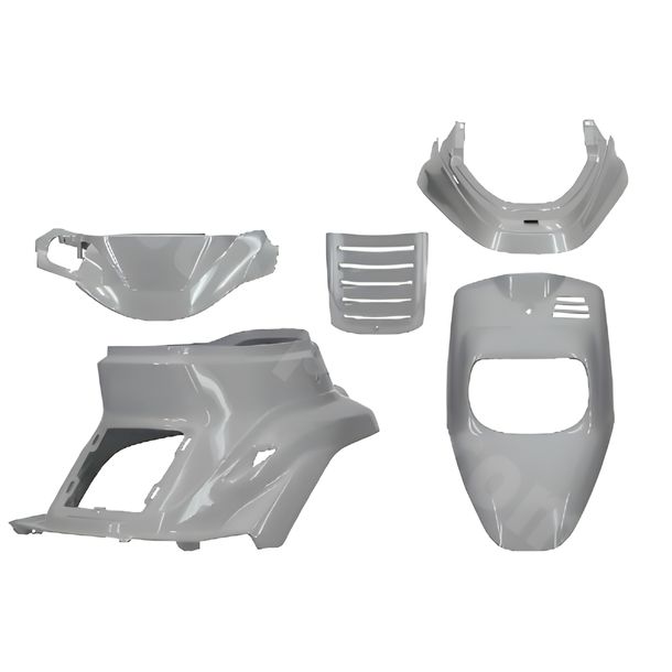 Verkleidungskit TNT 5-teilig, nardo grau für MBK Booster Track Spirit, Yamaha BWS Bump Rocket 50 ccm