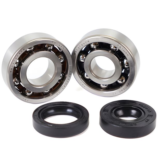 Lager Set TPI inkl. Dichtungen, 6303 TVH C4 / 6204 TVH C4 für HRD Sonic Enduro SM, HM CRE Derapage RR Motorhispania YR11 VTVDV1CE20101 MBK X-Limit Rieju Bj. 1986 - 2017