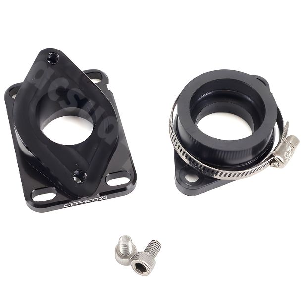 Collettore di aspirazione Carenzi Ø 28mm per carburatore PWK Ø 26-28mm per HRD Sonic Enduro SM, HM CRE Derapage RR Motorhispania YR11 VTVDV1CE20101 MBK costruito 1986 - 2017