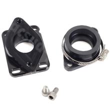 Coletor de admissão Carenzi Coletor de admissão Ø 28mm para carburadores PWK Ø 26-28mm para HRD Sonic Enduro SM, HM CRE Derapage RR Motorhispania YR11 VTVDV1CE20101 MBK Ano. 1986 - 2017