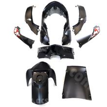 Kit krytů TNT 8-dílný, černá matná pro SYM Symphony SR Euro3 Euro5 Euro4 50 / 125 ccm Bj. 2010 - 2018