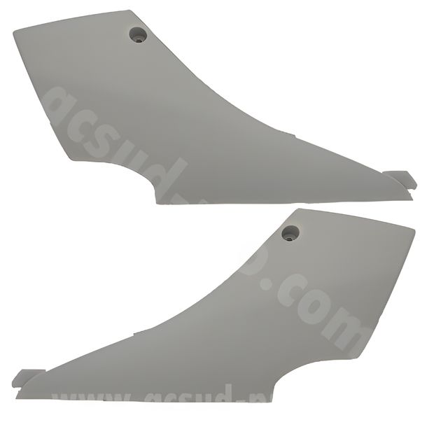Onderspoiler TNT bodemplaat 2-delig, wit voor Honda SH i 125/150 ccm bouwjaar 2005 - 2009